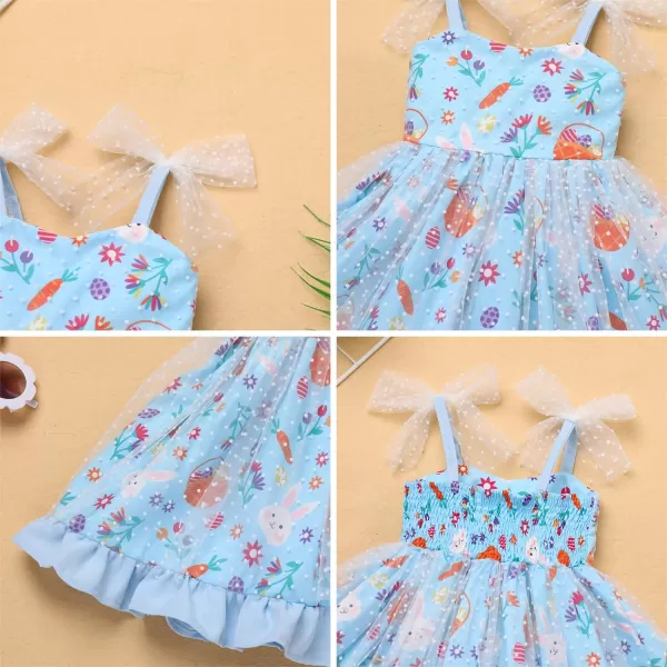 Baby Girls Tutu Dress Summer Sleeveless Backless Princess Birthday Party Dresses Sequin Ruffle Tulle Bowknot SundressBlue Carrot