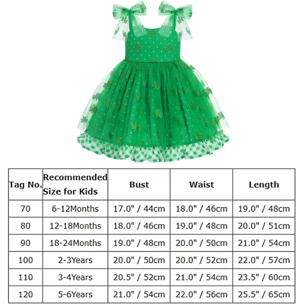 Baby Girls Tutu Dress Summer Sleeveless Backless Princess Birthday Party Dresses Sequin Ruffle Tulle Bowknot SundressGreen Clover