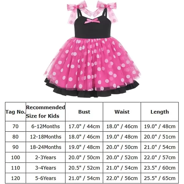 Baby Girls Tutu Dress Summer Sleeveless Backless Princess Birthday Party Dresses Sequin Ruffle Tulle Bowknot SundressHot Pink Polka Dot