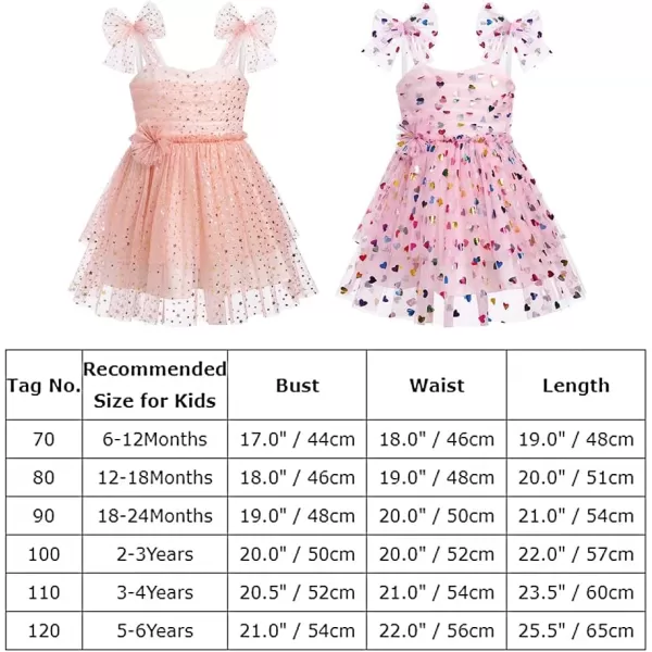 Baby Girls Tutu Dress Summer Sleeveless Backless Princess Birthday Party Dresses Sequin Ruffle Tulle Bowknot SundressPink Hearts