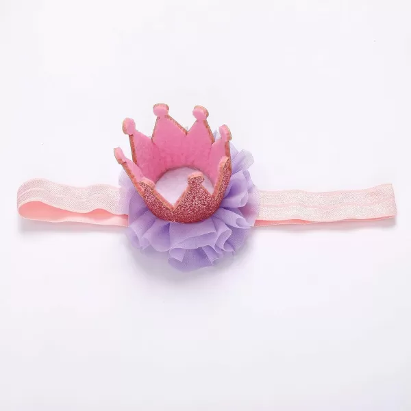 Birthday Outfit Girls Baby Strawberry Heart One Romper  Ruffle Tulle Skirt  Sequins Crown Headband 3PCS Clothes SetPurple  Sliver 12 Birthday