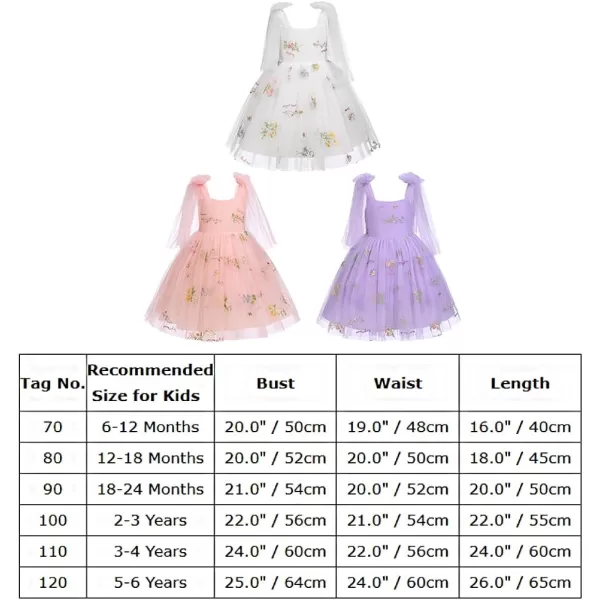 Flower Girl Butterfly Dress for Kids Baby Princess Birthday Weding Bridesmaid Pageant Formal Party Backless Tulle DressPink  Floral