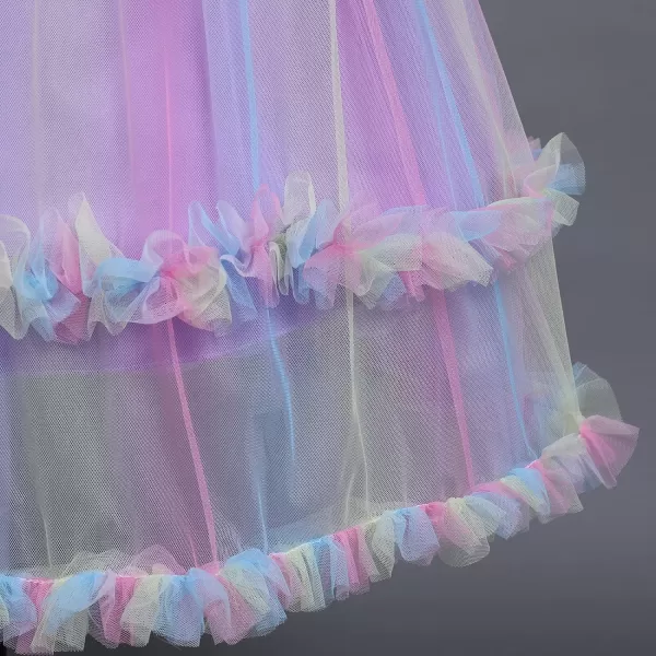 Flower Girl Lace Dress for Kids Wedding Bridesmaid Pageant Party Formal Long Gown Princess Communion Sequin Tulle DressFlower Girl Lace Dress for Kids Wedding Bridesmaid Pageant Party Formal Long Gown Princess Communion Sequin Tulle Dress