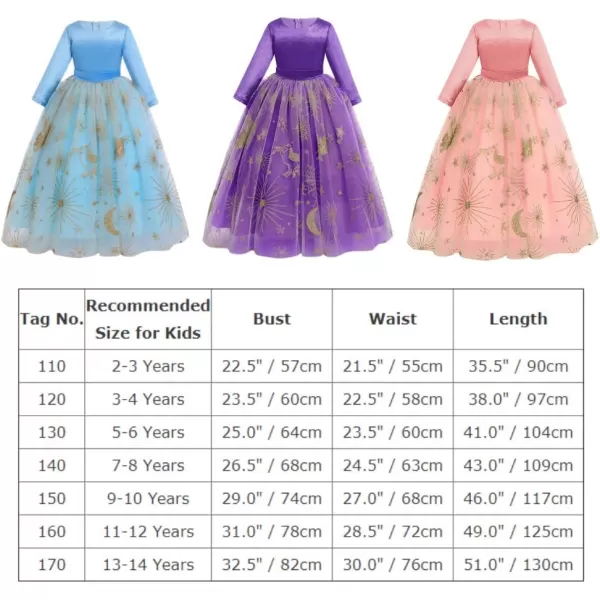 Flower Girl Velvet Dress for Kids Wedding Bridesmaid Pageant Party Prom Formal Ball Gown Princess Puffy Tulle DressesBlue  Gold Stars