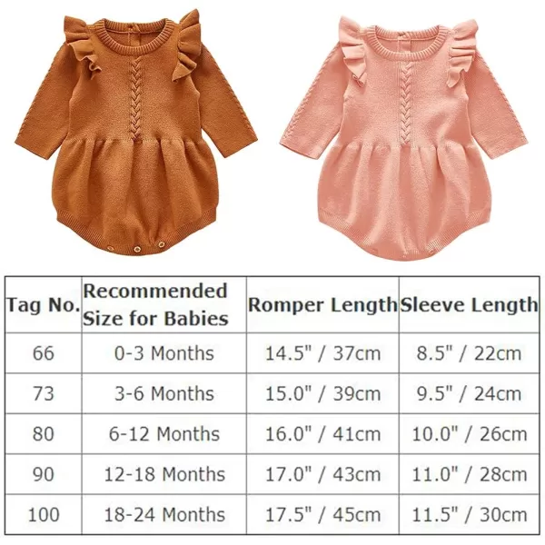 IDOPIP Baby Girl Long Sleeve Ruffle Bodysuit Dress Bubble Romper My First Thanksgiving Ugly Christmas Outfits 03 MonthsApricot