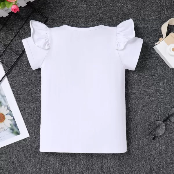 IDOPIP Big Sister Little Sister Matching Outfits Toddler Baby Girls Short Sleeve Top Romper Skirt Headband 3PCS Clothes SetHot Pink  Big Sister