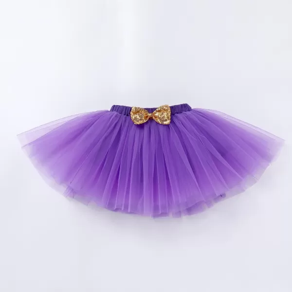 IDOPIP Big Sister Little Sister Matching Outfits Toddler Baby Girls Short Sleeve Top Romper Skirt Headband 3PCS Clothes SetPurple  Big Sister