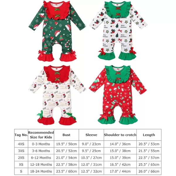 IDOPIP Icing Ruffle Jumpsuit Pants for Toddler Baby Girls Halloween Pumpkin Romper Long Sleeve Playwear Birthday Outfit 024MGreen Tree