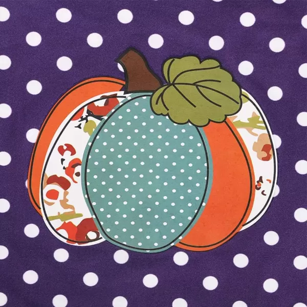 IDOPIP Icing Ruffle Jumpsuit Pants for Toddler Baby Girls Halloween Pumpkin Romper Long Sleeve Playwear Birthday Outfit 024MPurple Pumpkin Dot