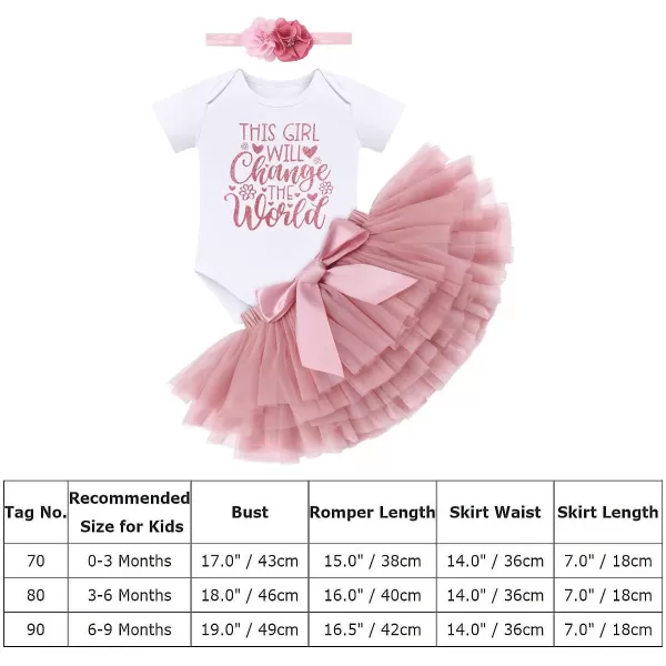 IDOPIP Rainbow 1st Birthday Outfit for Baby Girls Romper Tutu Skirt Tulle Bloomers Headband First Birthday Cake Smash OutfitsDusty Pink  Change World