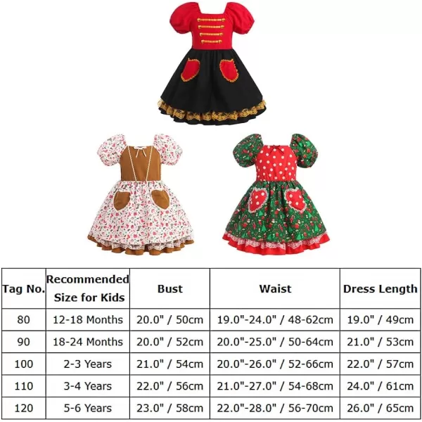 IDOPIP Toddler Baby Girls Cow Plaid Strawberry Rainbow Tutu Dress Summer Sleeveless Princess Birthday Party Dresses ClothesGreen Print  Puff Sleeves