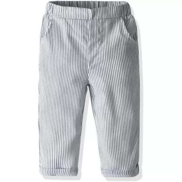 IDOPIP Toddler Kids Baby Boys 1st Christmas Outfit Gentleman Striped Shirt with Bowtie Long Suspender Pants Overalls ClothesWhite  Striped