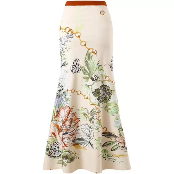 IDOPIP Womens One Piece Swimsuit with Beach Cover up Wrap Skirt Sarong Retro Floral Print Bikini Set Two Piece Bathing SuitOrange Floral  Ruffle