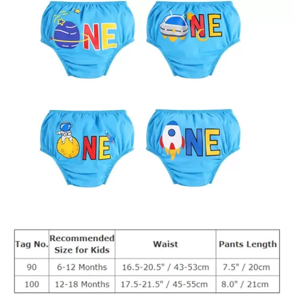 Infant Baby Boys Summer Shorts Bottoms Fishing Dinosaur Diaper Cover Pants First Birthday Cake Smash Outfit Photo PropBlue Rocket