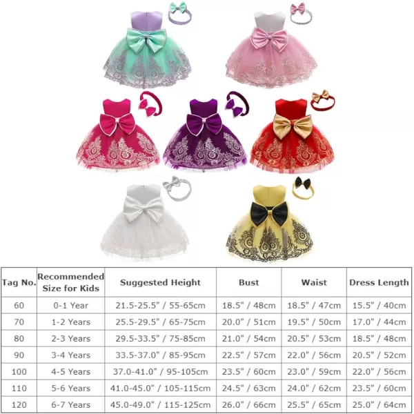 Lace Flower Girl Bowknot Tutu Dress for Kids Baby Christening Baptism Communion Birthday Party Wedding DressesHeadwearYellow
