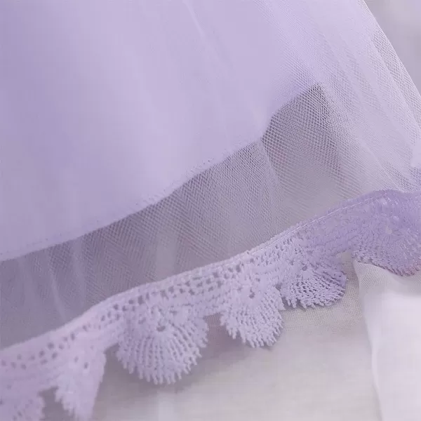 Lace Flower Girls Sequins Bow Tutu Dress for Infant Baby Christening Baptism Communion Birthday Party Wedding DressesPurple