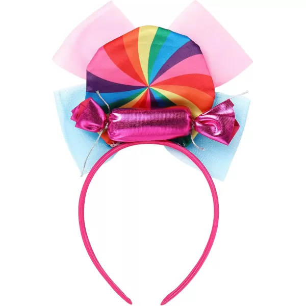 Rainbow Candy Tutu Dress for Girls 310Y Candy Princess Costume with Headband for Halloween Birthday Party Dress upLong Sleeve