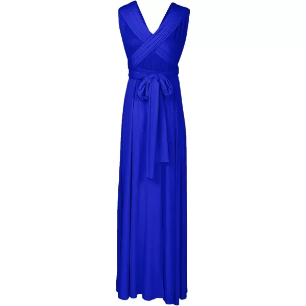 Women Transformer Convertible Bridesmaid Maxi Dress MultiWay Wrap Evening Dress Formal Wedding Party Long DressesRoyal Blue