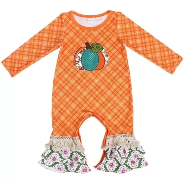 Orange Pumpkin Plaid