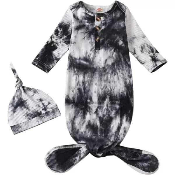 IDOPIP babygirls unisexbaby CuteGray Tie Dye