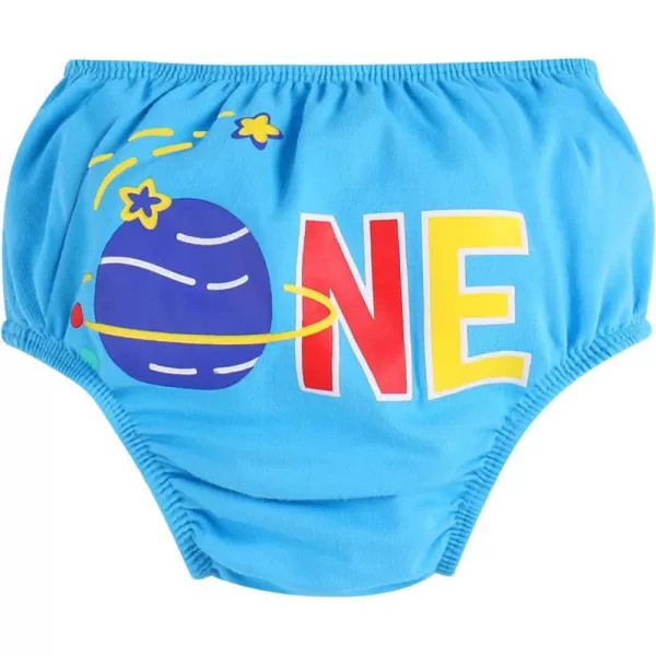 Infant Baby Boys Summer Shorts Bottoms Fishing Dinosaur Diaper Cover Pants First Birthday Cake Smash Outfit Photo PropBlue Planet