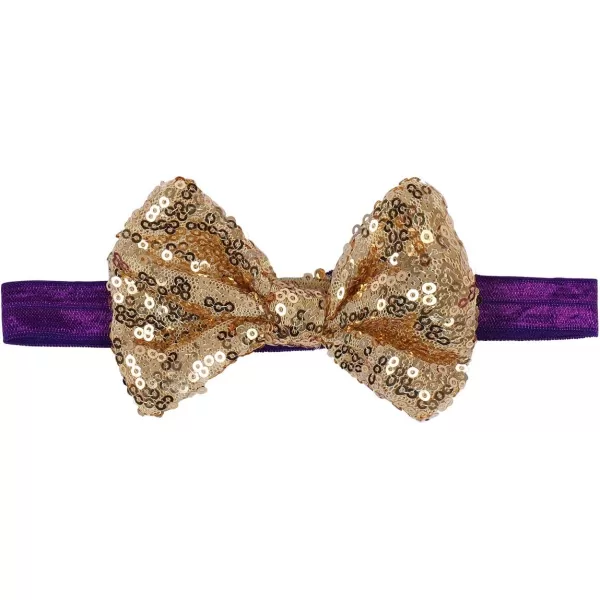 imageIDOPIP Baby Girls Birthday Outfit RomperRuffle Tulle SkirtSequin Bow Headband Valentines Cake Smash Dress Clothes 3Pcs SetPurple 2nd Birthday