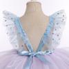 imageIDOPIP Baby Girls Sequin Strawberry Cherry Tutu Dress Summer Backless Lace Princess Birthday Party Dress with Headband OutfitBlue  Pink Rabbit