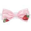 imageIDOPIP Baby Girls Sequin Strawberry Cherry Tutu Dress Summer Backless Lace Princess Birthday Party Dress with Headband OutfitPink  Sequin Strawberry