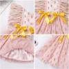 imageIDOPIP Baby Girls Sequin Strawberry Cherry Tutu Dress Summer Backless Lace Princess Birthday Party Dress with Headband OutfitPink Pineapple