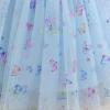imageIDOPIP Toddler Baby Girls Shiny Butterfly Tutu Dress Princess Birthday Party Pageant Flower Girl Wedding VBackless DressesBlue  Shiny