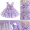 imageIDOPIP Toddler Baby Girls Shiny Butterfly Tutu Dress Princess Birthday Party Pageant Flower Girl Wedding VBackless DressesPurple  Shiny