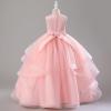 imageIDOPIP Sequin Flower Girl Dress for Wedding Pageant Tulle Ball Gown Prom Kids Princess Birthday Party Bridesmaid Maxi DressesPink
