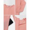 imageIDOPIP Muslim Dress for Girls Islamic Prayer Abaya Long Sleeve Chiffon Kaftan Robe Dresses with Hijab Ramadan Dubai OutfitsPink
