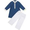 Navy Blue + White