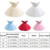 imageIDOPIP Flower Girl Bowknot Tutu Dress for Kids Baby Princess Wedding Bridesmaid Birthday Party Pageant Baptism Dresses 6M10TGreen  Vback