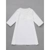 imageIDOPIP Muslim Baby Boys Prayer Clothes Kaftan Thobe Arabic Islamic Abaya Dubai Robe with Head Scarf  Rope Ramadan Eid OutfitWhite
