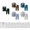 imageIDOPIP Toddler Kids Baby Boys Formal Suit Gentleman Outfit Long Sleeve Shirt with Bowtie  Vest  Pants Overalls Clothes 28TBrown  Vest