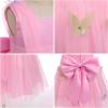 imageToddler Baby Flower Girls Sequins Bowknot High Low Tutu Dress Petal Lace Princess Pageant Wedding Birthday Party Formal GownPink Butterfly  Bow