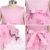 imageToddler Baby Flower Girls Sequins Bowknot High Low Tutu Dress Petal Lace Princess Pageant Wedding Birthday Party Formal GownPink Butterfly  Flower