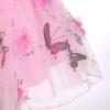 imageToddler Baby Flower Girls Sequins Bowknot High Low Tutu Dress Petal Lace Princess Pageant Wedding Birthday Party Formal GownPink Butterfly  Flower