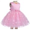 imageToddler Baby Flower Girls Sequins Bowknot High Low Tutu Dress Petal Lace Princess Pageant Wedding Birthday Party Formal GownPink Butterfly  Sequin