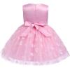 imageToddler Baby Flower Girls Sequins Bowknot High Low Tutu Dress Petal Lace Princess Pageant Wedding Birthday Party Formal GownPink Butterfly  Sequin