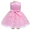 imageToddler Baby Flower Girls Sequins Bowknot High Low Tutu Dress Petal Lace Princess Pageant Wedding Birthday Party Formal GownPink Butterfly  Sequin