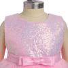 imageToddler Baby Flower Girls Sequins Bowknot High Low Tutu Dress Petal Lace Princess Pageant Wedding Birthday Party Formal GownPink Butterfly  Sparkle