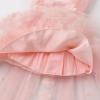imageToddler Baby Flower Girls Sequins Bowknot High Low Tutu Dress Petal Lace Princess Pageant Wedding Birthday Party Formal GownPink Flower
