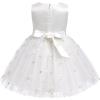 imageToddler Baby Flower Girls Sequins Bowknot High Low Tutu Dress Petal Lace Princess Pageant Wedding Birthday Party Formal GownWhite Butterfly  Lace