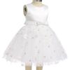 imageToddler Baby Flower Girls Sequins Bowknot High Low Tutu Dress Petal Lace Princess Pageant Wedding Birthday Party Formal GownWhite Butterfly  Lace