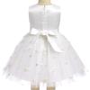 imageToddler Baby Flower Girls Sequins Bowknot High Low Tutu Dress Petal Lace Princess Pageant Wedding Birthday Party Formal GownWhite Butterfly  Lace
