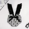 imageIDOPIP Baby Girl 1st Halloween Outfit Pumpkin Ghost Romper Ruffle Backless Bodysuit One Piece Clothes for Cake Smash BirthdayBlack