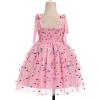 imageIDOPIP Baby Girls Tutu Dress Summer Sleeveless Backless Princess Birthday Party Dresses Smocked Ruffle Tulle Bowknot SundressPink Confetti